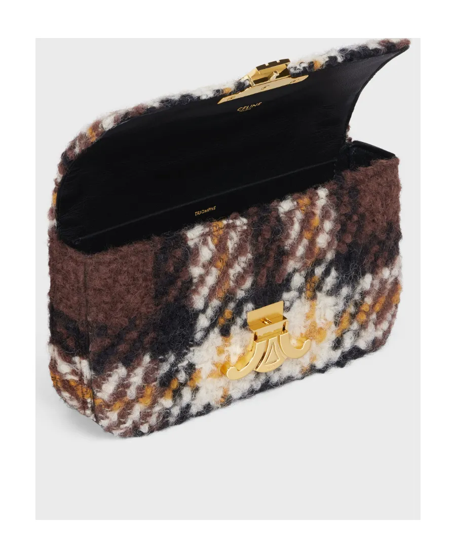 Chain Shoulder Bag Triomphe In Tartan