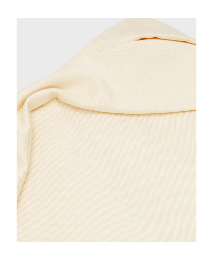 Straight-Cut Skirt In Heavy Silk Twill