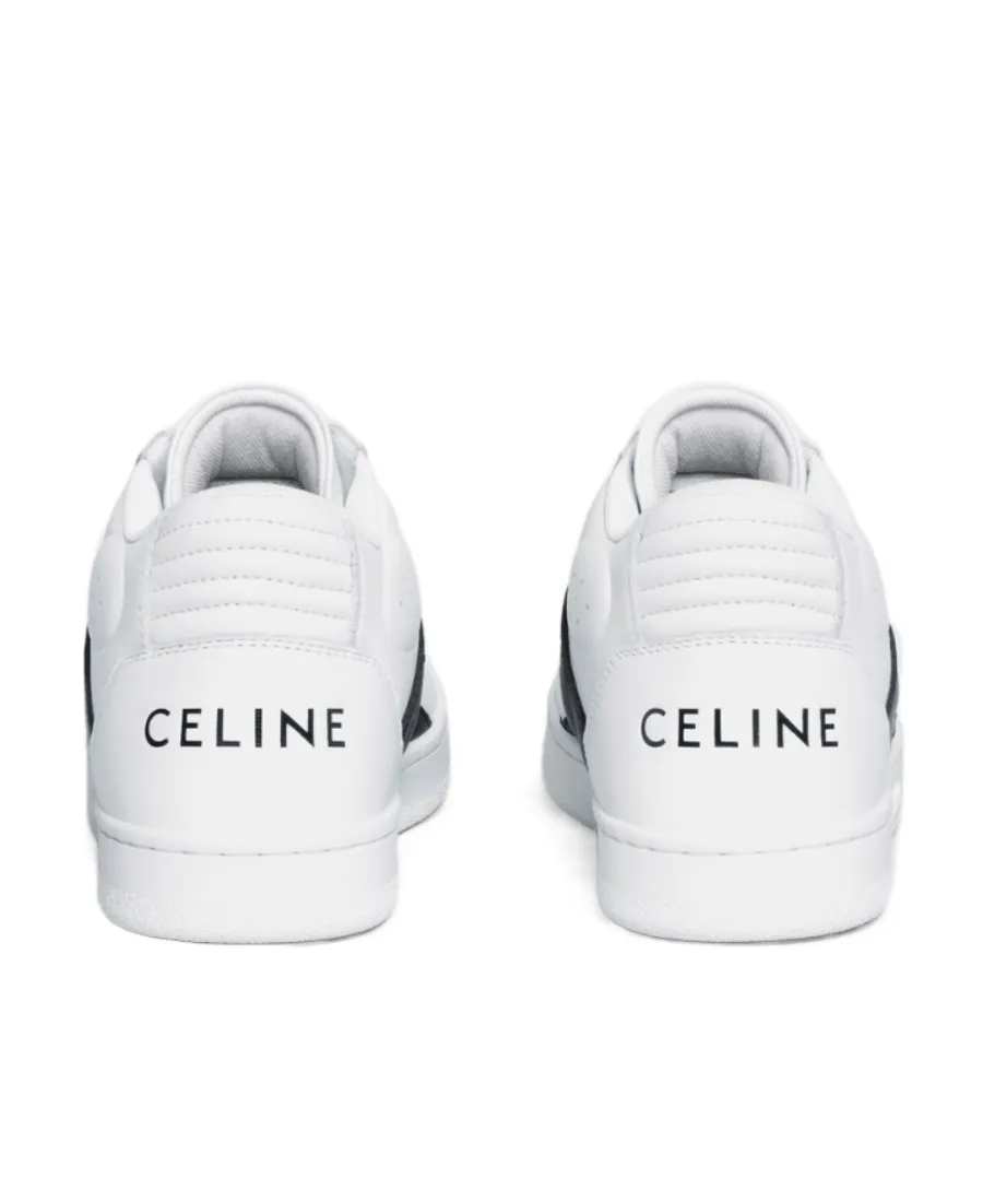 Ct-02 Mid Sneaker With Scratch In Calfskin & Patent Glitter
