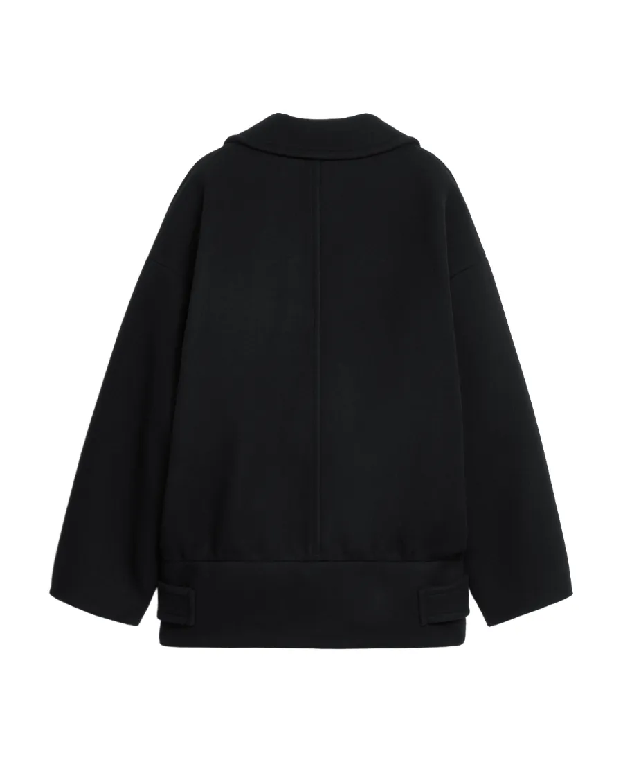 Egg-Shaped Peacoat In Felt