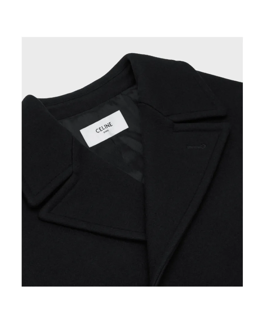 Egg-Shaped Peacoat In Felt