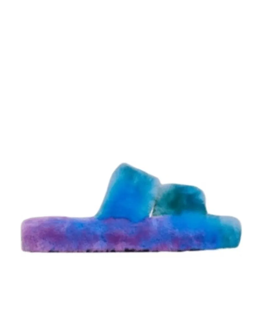Fur Slides Triomphe Open Slide In Shearling