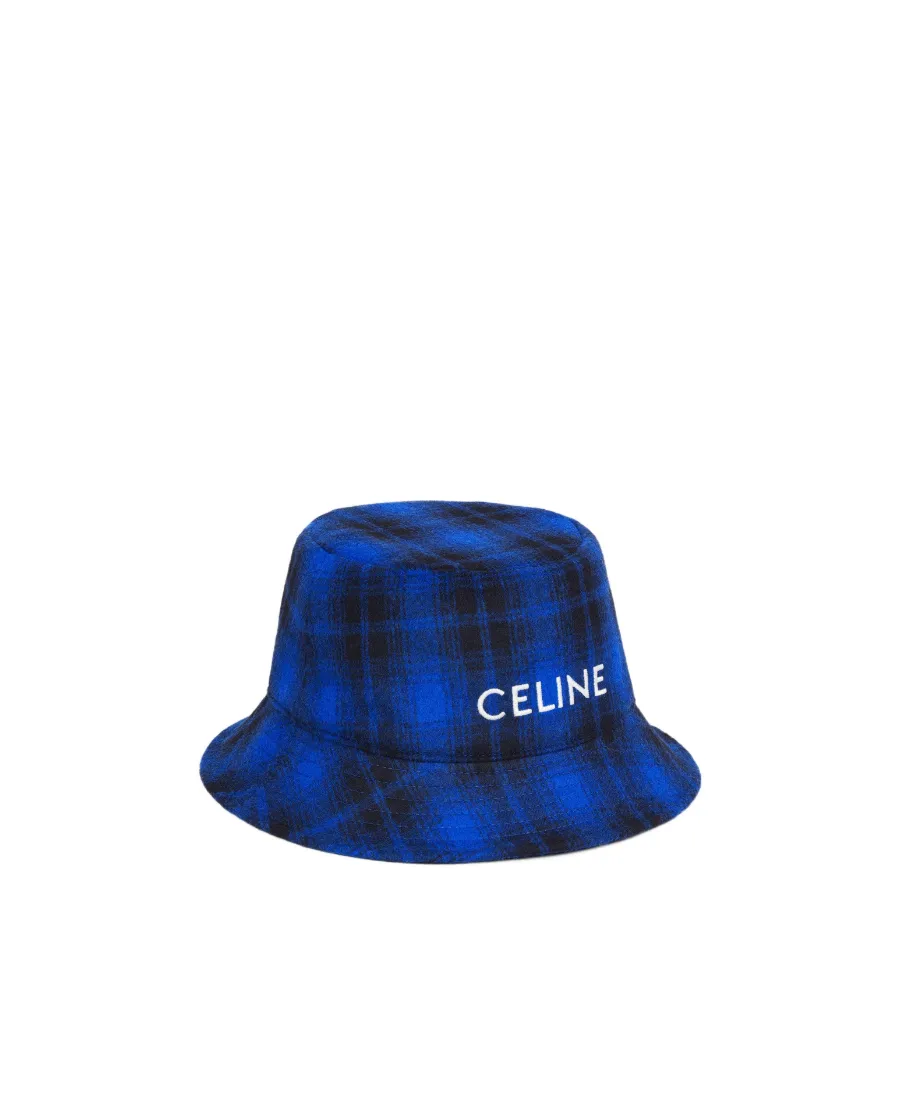 Bucket Hat In Checked Flannel