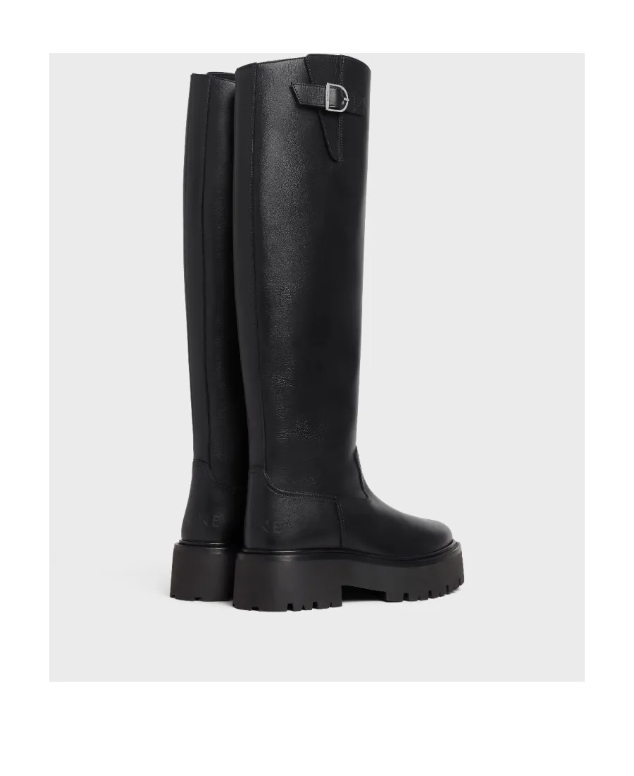 Buckled High Boot In Calfskin