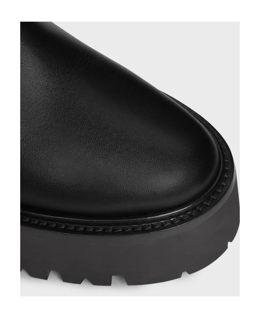 Buckled High Boot In Calfskin