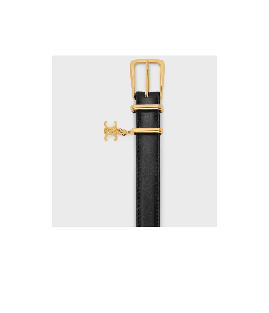Elegant Charm Belt 18Mm In Taurillon Leather