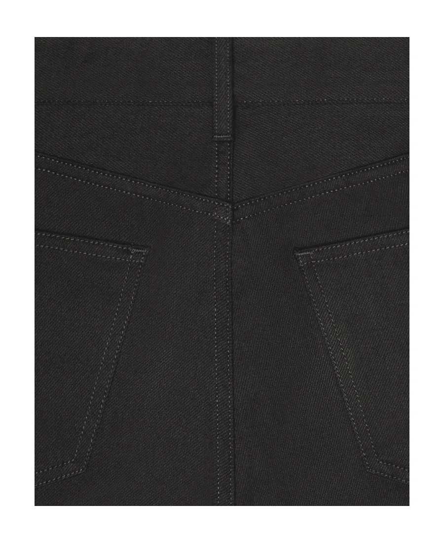 Lou Jeans In Pure Black Wash Denim