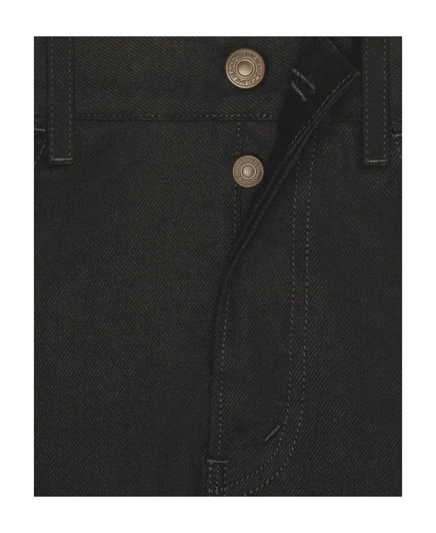 Lou Jeans In Pure Black Wash Denim