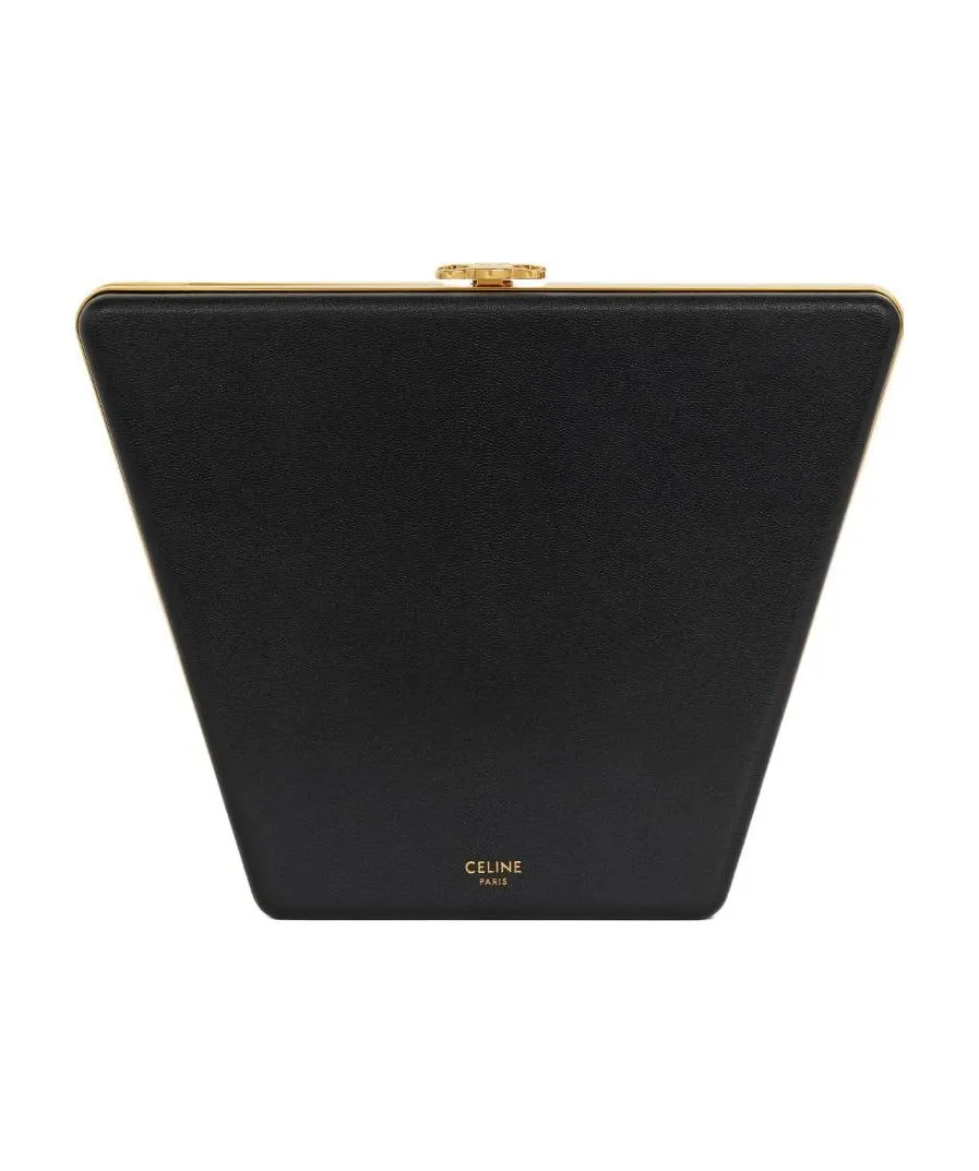 Trapeze Clutch In Smooth Goatskin