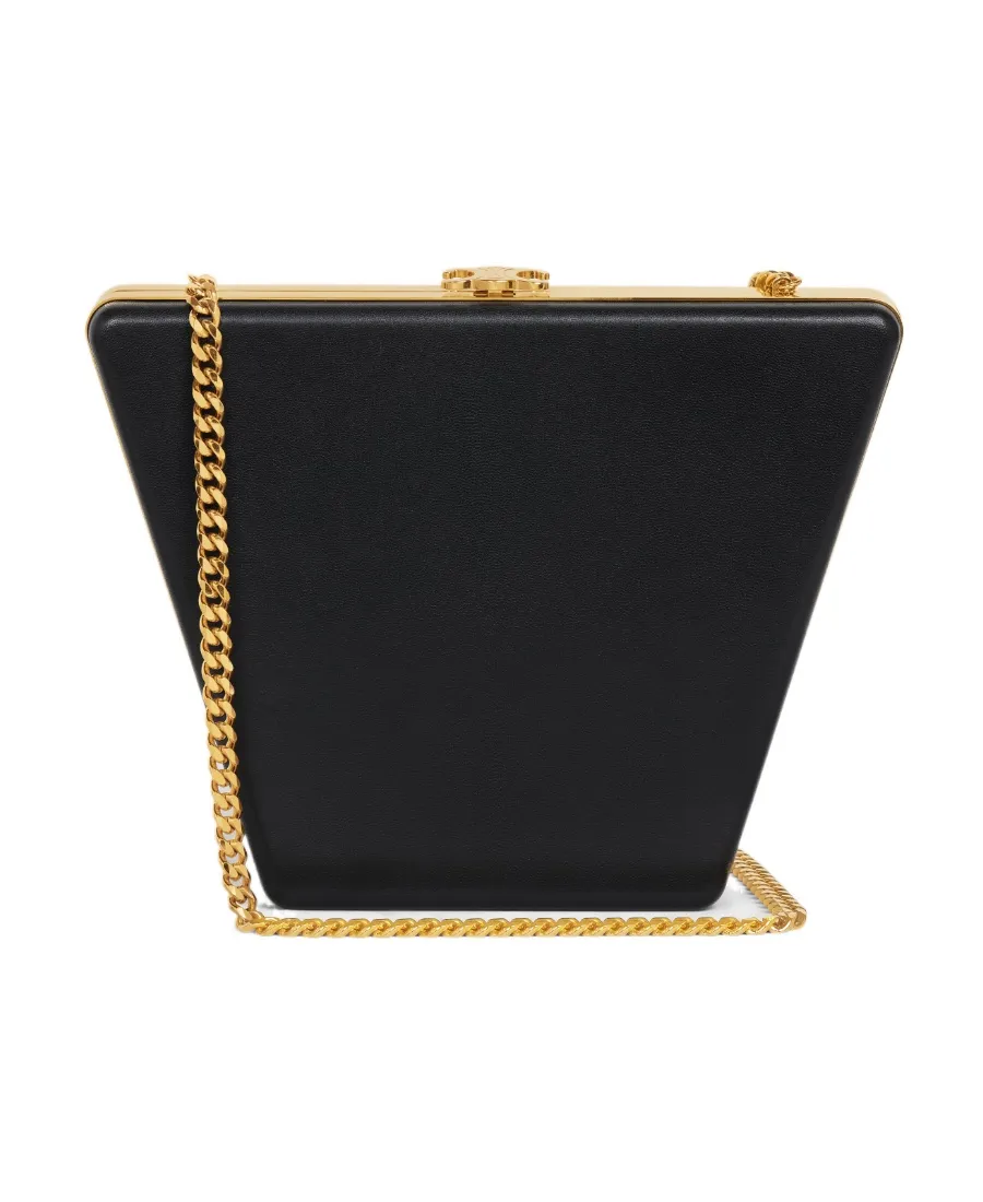 Trapeze Clutch In Smooth Goatskin
