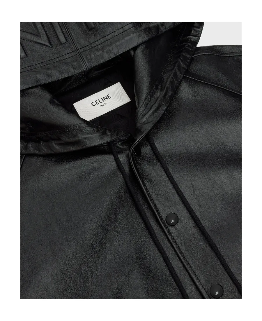 Hooded Jacket In Soft Lambskin