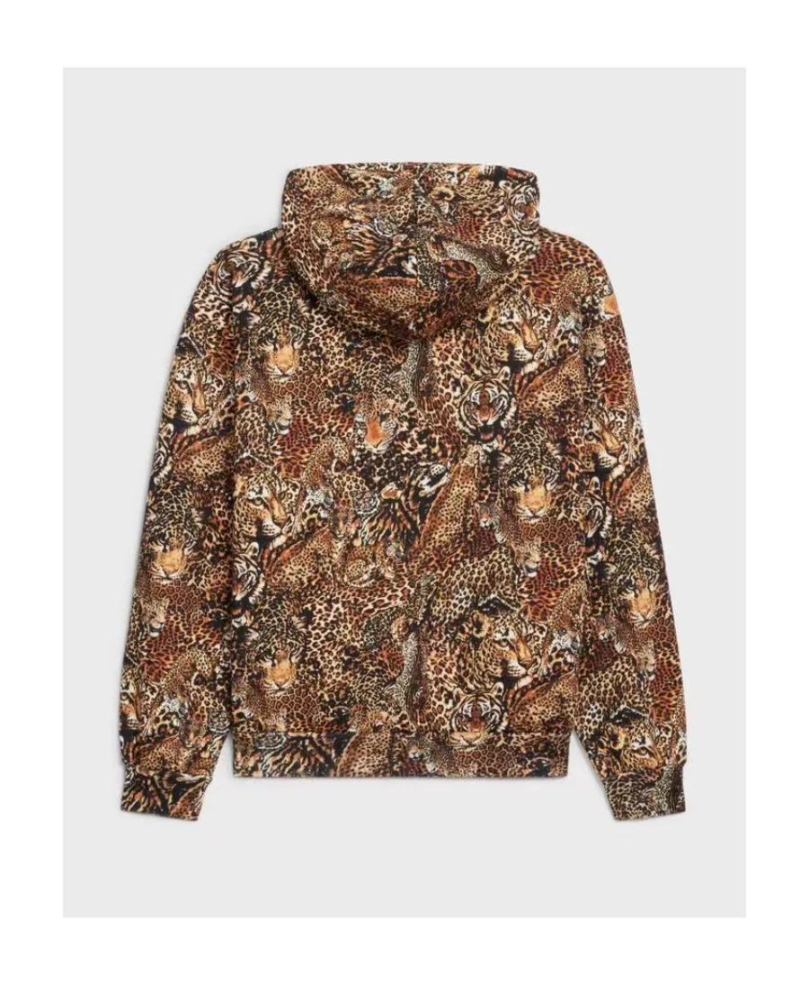 Loose Celine Hoodie In Cotton Fleece