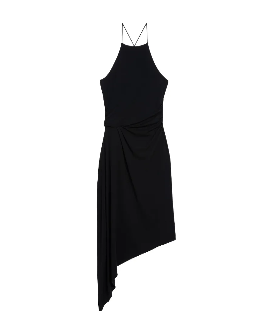 Asymmetrical Dress In Viscose Jersey
