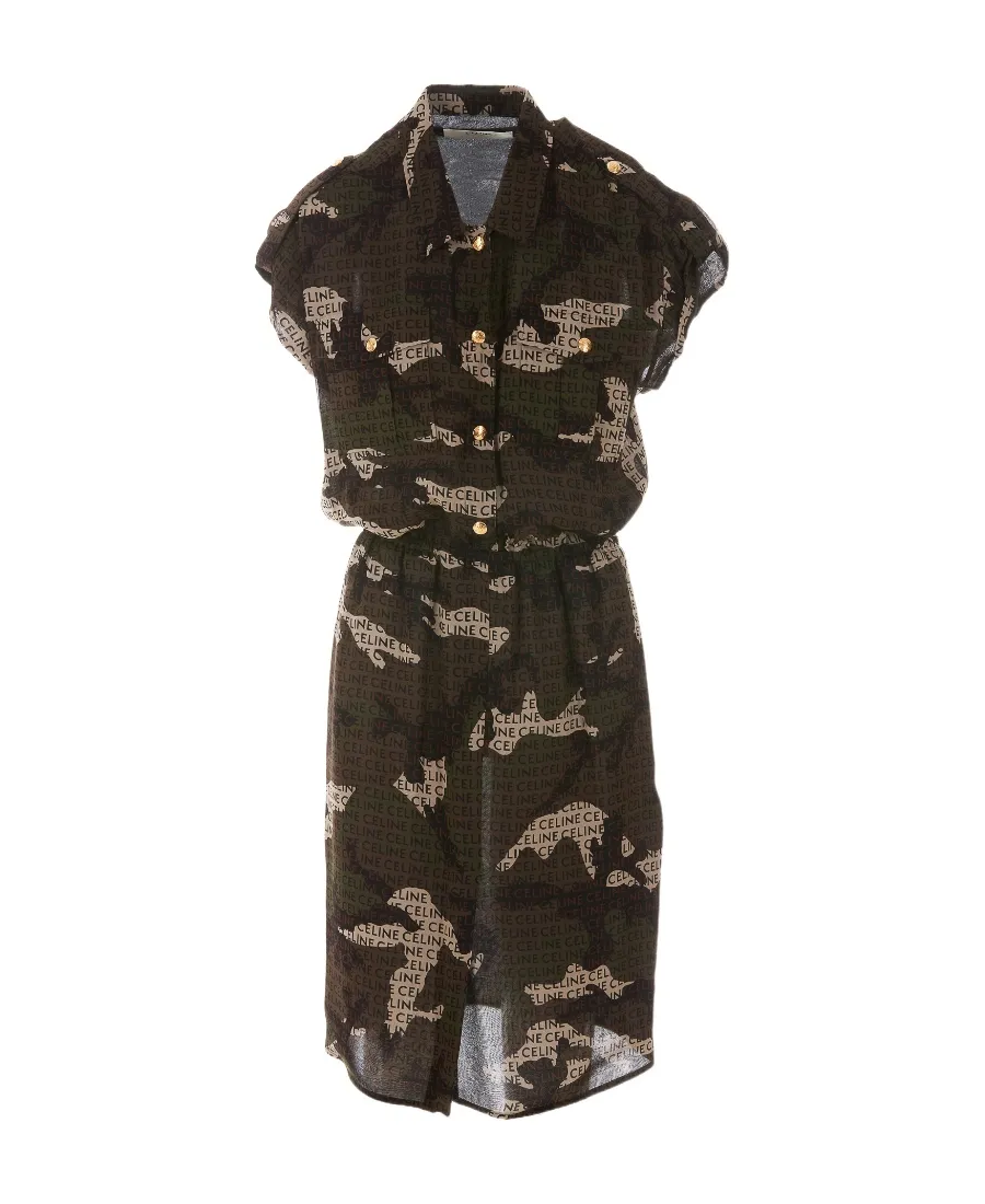 Shirt Dress In Silk Georgette