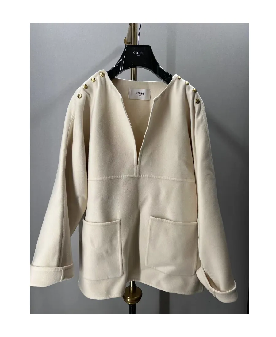 Vareuse Jacket In Double Faced Cashmere