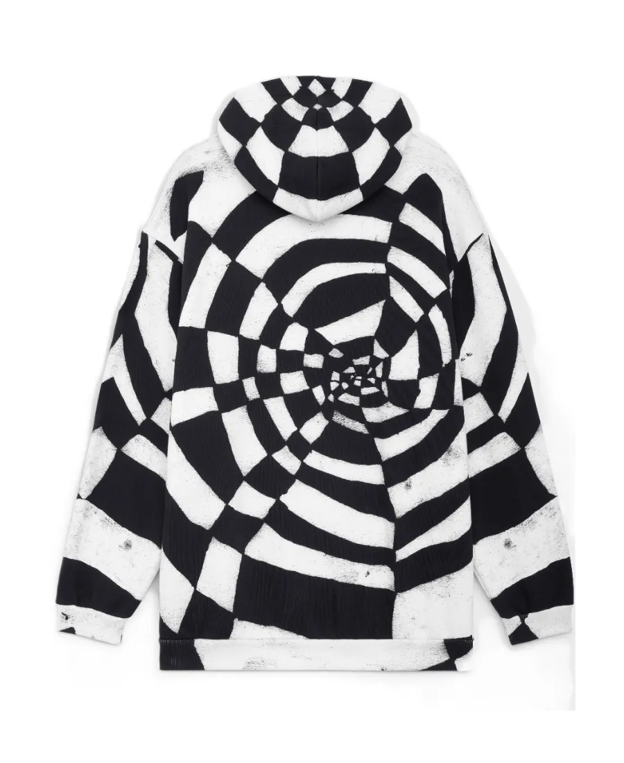 Artist Print Hoodie In Fleece