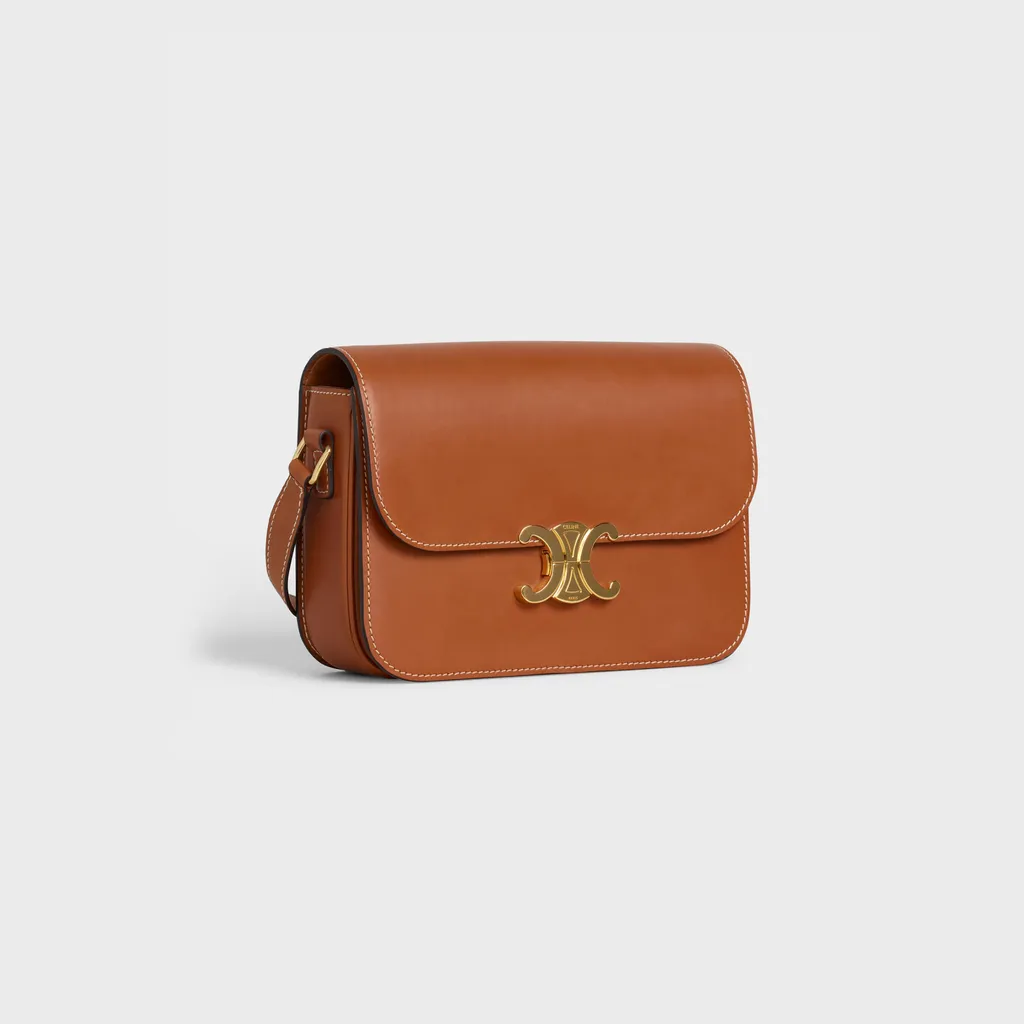 Classique Triomphe Bag In Natural Calfskin