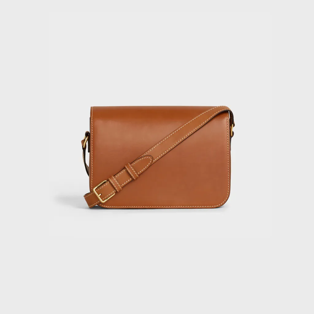 Classique Triomphe Bag In Natural Calfskin