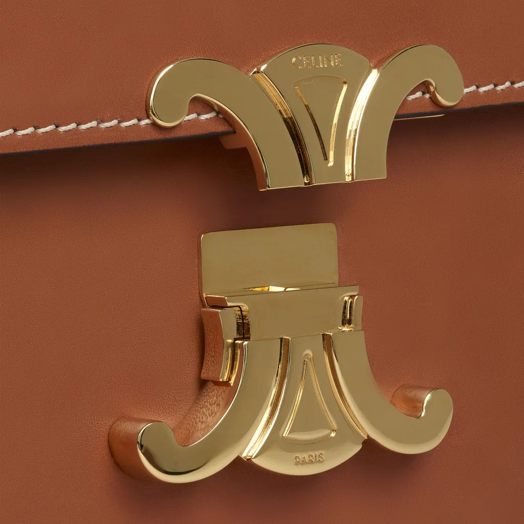 Classique Triomphe Bag In Natural Calfskin