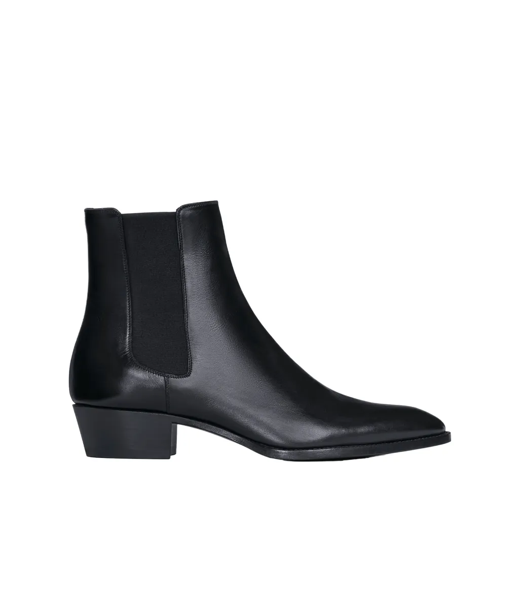 Drugstore Chelsea Boot In Shiny Calfskin