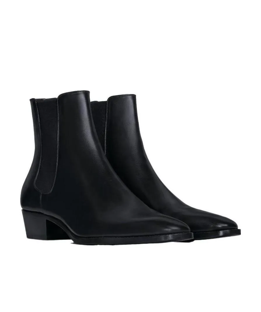 Drugstore Chelsea Boot In Shiny Calfskin