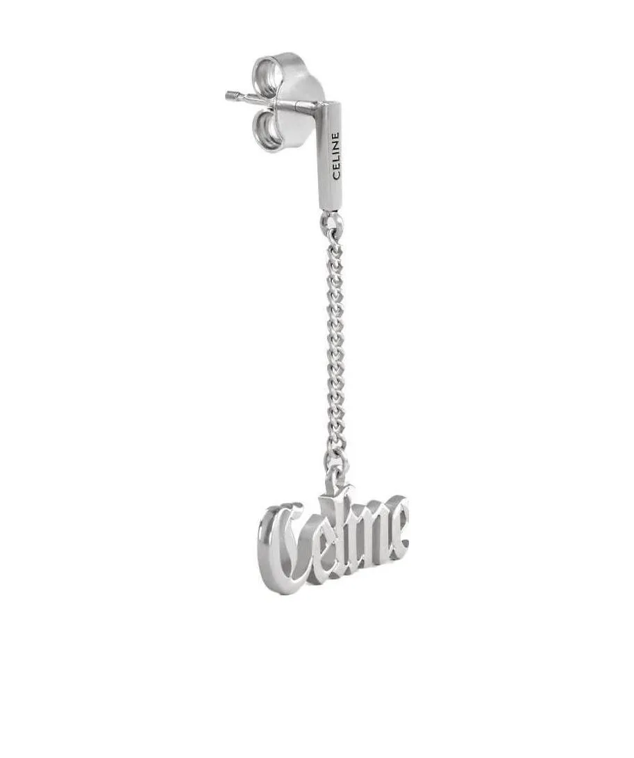 Gothic Earring In Sterling Silver With Rhodium Finish
