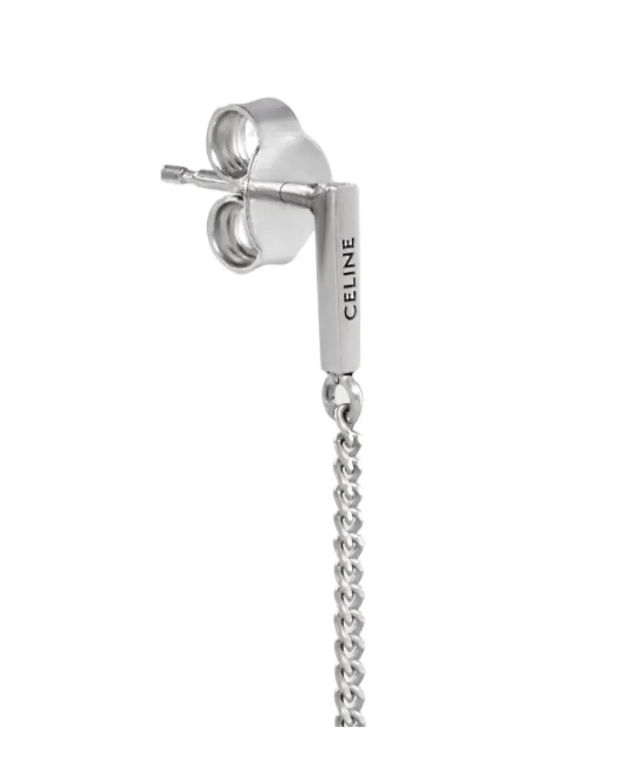 Gothic Earring In Sterling Silver With Rhodium Finish