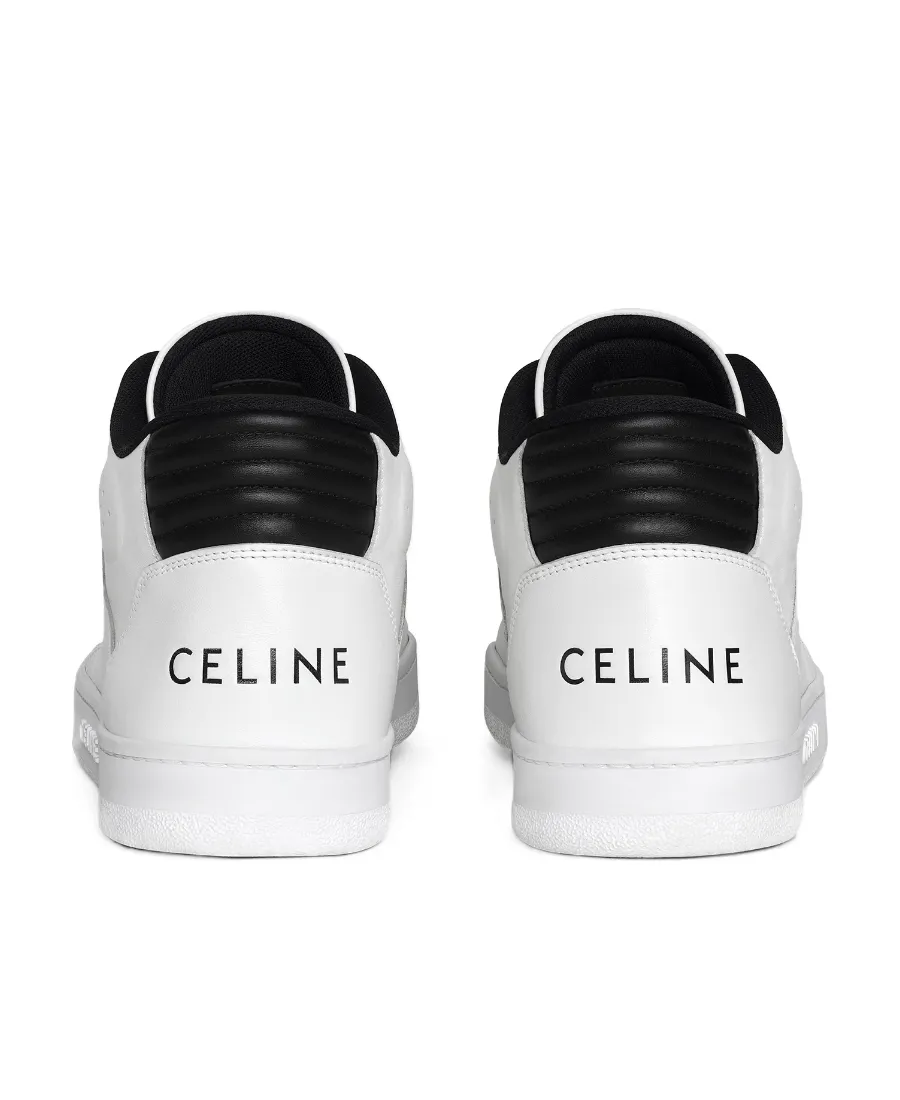 Ct-02 Mid Sneaker With Velcro In Calfskin