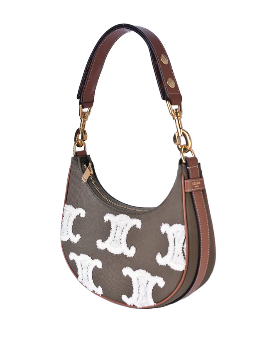 Ava Triomphe Embroidered Shoulder Bag