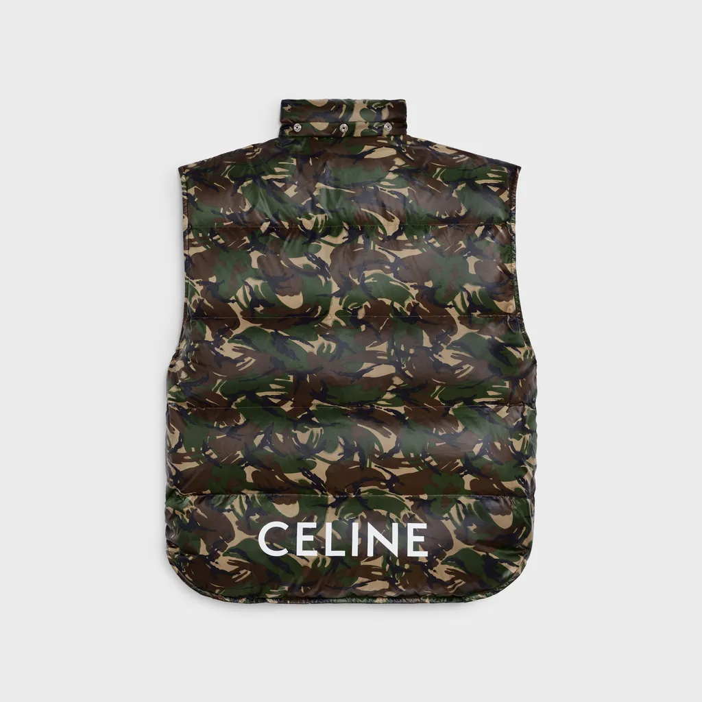 Loose Jacket In Printed Nylon
