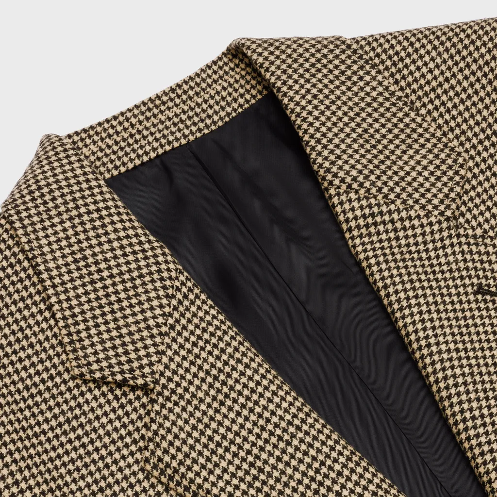 Tournon Jacket In Houndstooth Wool