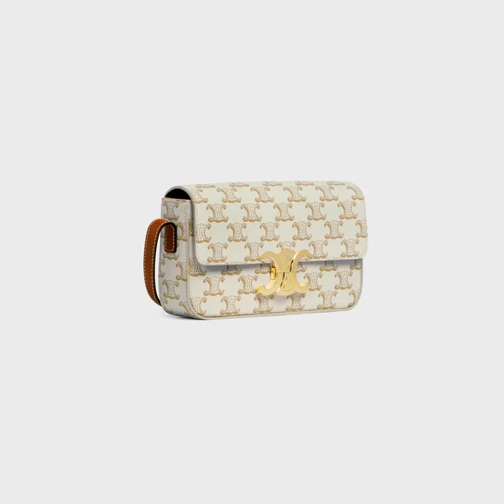 Shoulder Bag Claude In Triomphe Canvas And Calfskin