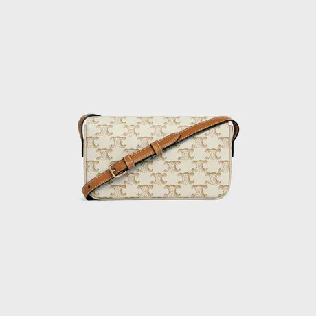 Shoulder Bag Claude In Triomphe Canvas And Calfskin
