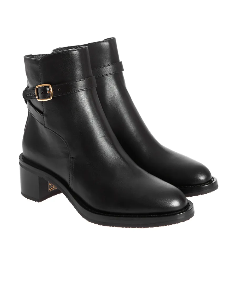 Folco Round-Headed Ankle Boots