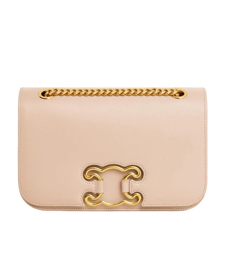 Medium Bag Triomphe Frame In Shiny Calfskin