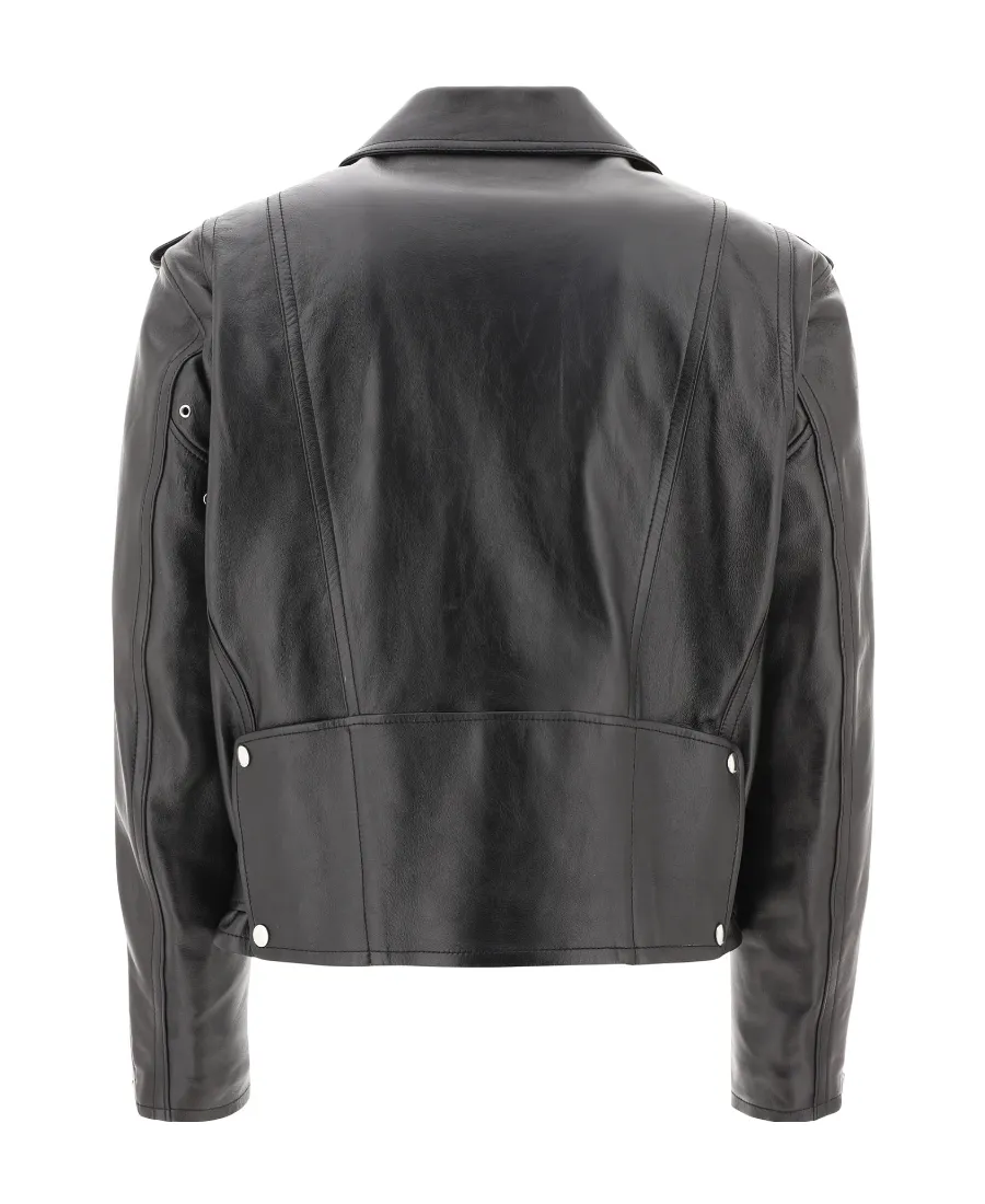Biker Jacket In Soft Lambskin
