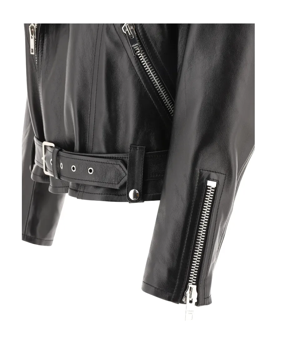 Biker Jacket In Soft Lambskin