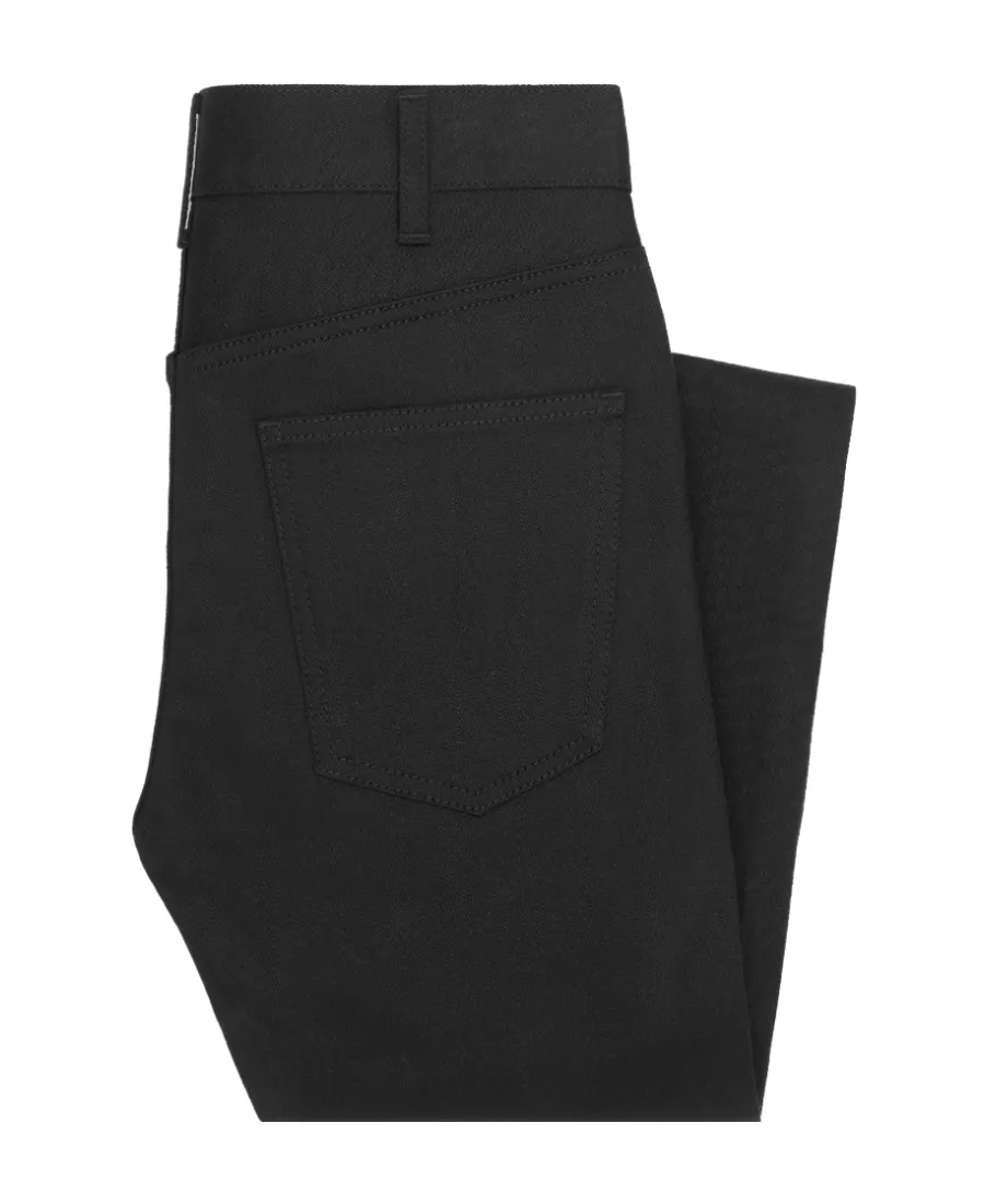 Skinny Jeans In Vintage Pure Black Denim