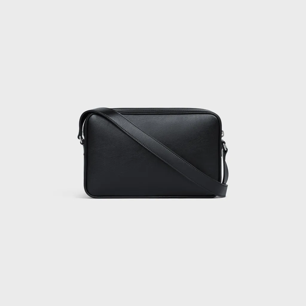 Medium Messenger Bag In Smooth Calfskin With Celine Print