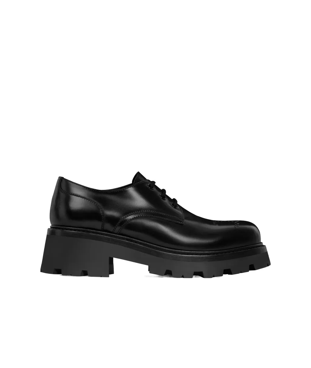 Triomphe Rangers Derby With Perforated Triomphe In Polished Bullskin