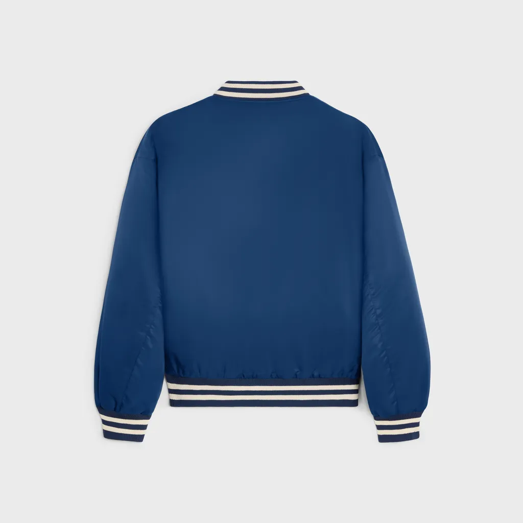 Loose Teddy Jacket In Nylon