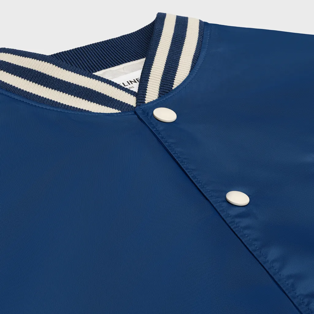Loose Teddy Jacket In Nylon