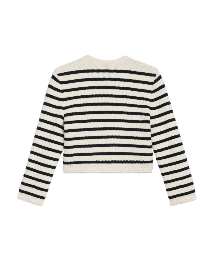 Chasseur Jacket In Striped Wool