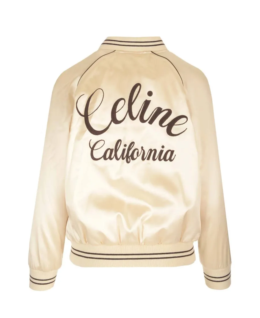 Souvenir Teddy Jacket In Flowing Satin