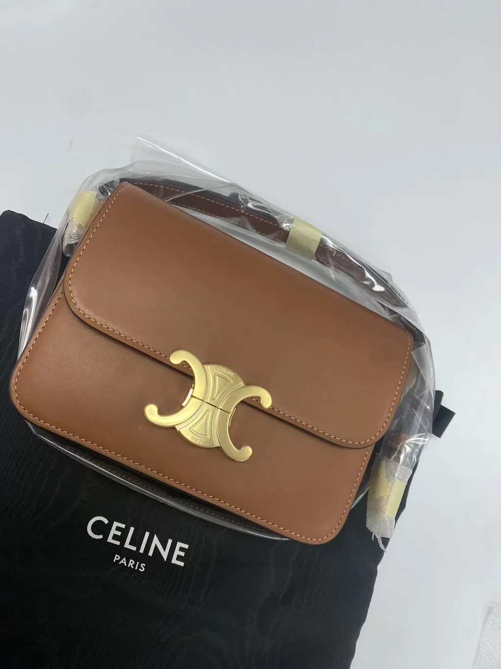 Teen Triomphe Bag In Calfskin
