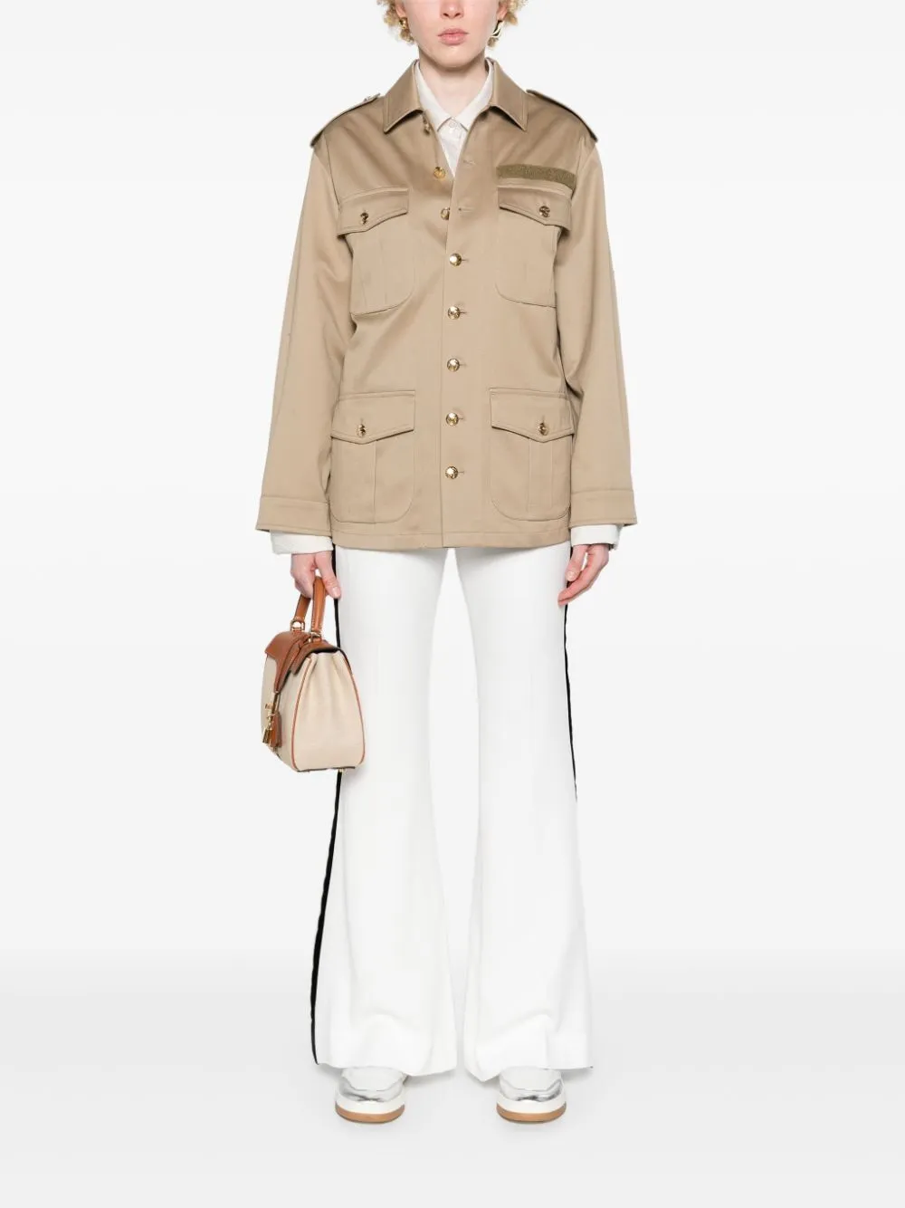 Saharienne Jacket In Technical Cotton
