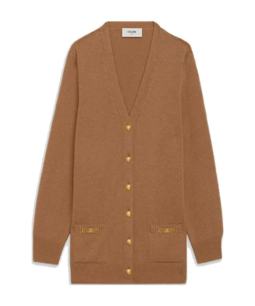 Signature Long Cardigan In Iconic Cashmere
