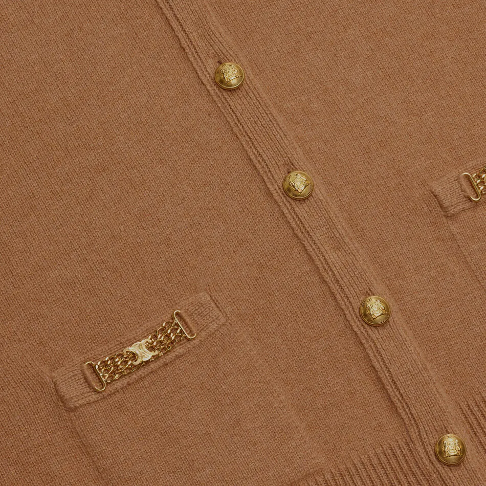 Signature Long Cardigan In Iconic Cashmere