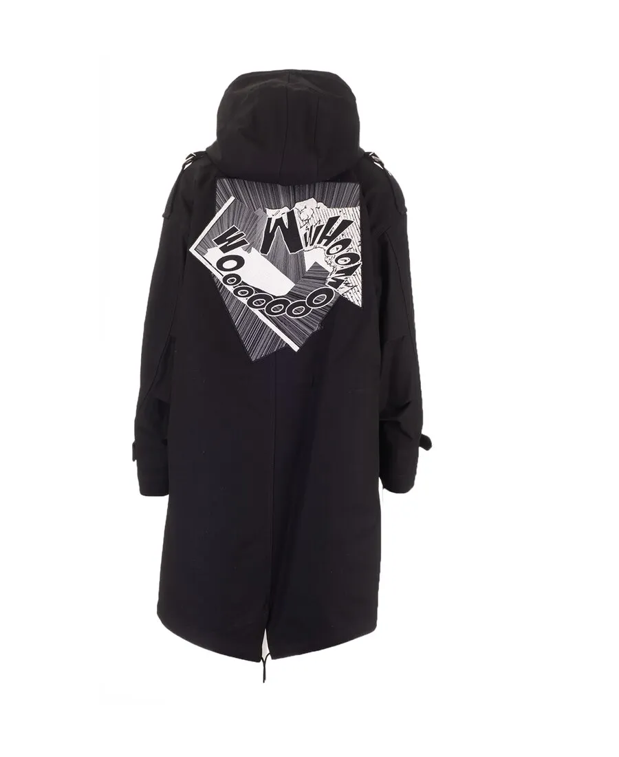 Cotton Profile Parker Coat