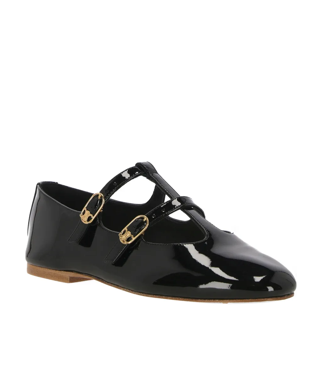 Les Ballerines Babies In Patent Calfskin